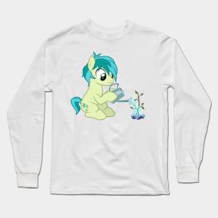 Sandbar watering his sapling Long Sleeve T-Shirt